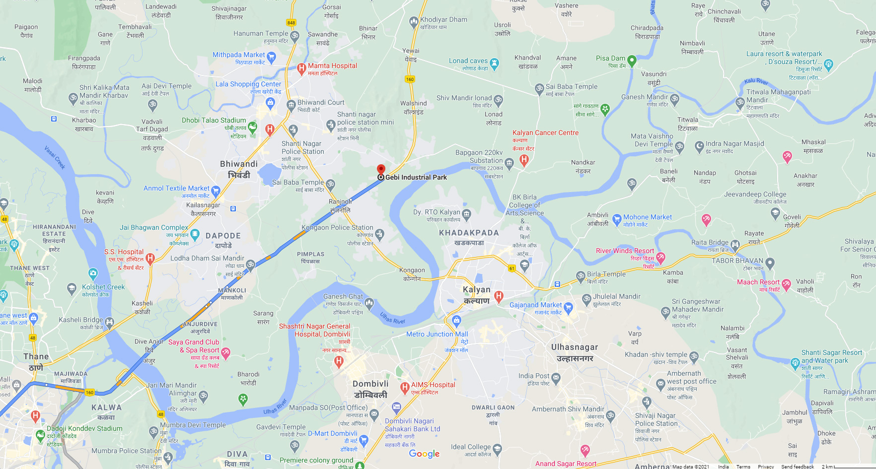 GEBI Location Map